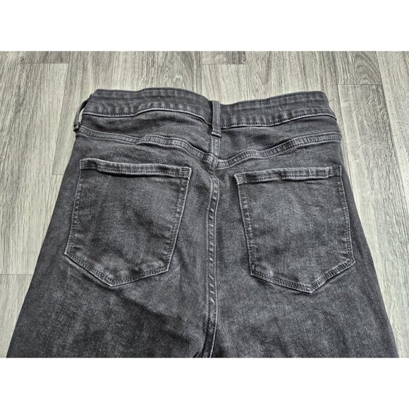 Gap Jeans Womens 8/29 Short Black High Rise Universal Legging Stretch Denim - Picture 3 of 11